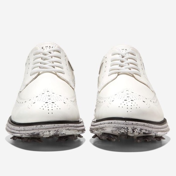 🎉LAST PIECE🎉COLE HAAN Men's Leather Waterproof ØriginalGrand Tour Golf Shoe - Picture 3 of 12